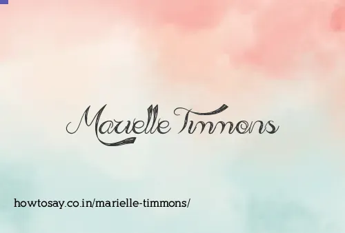 Marielle Timmons