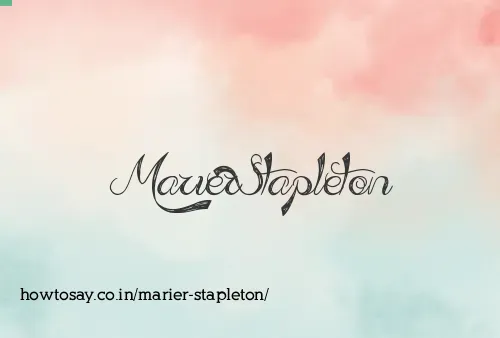 Marier Stapleton