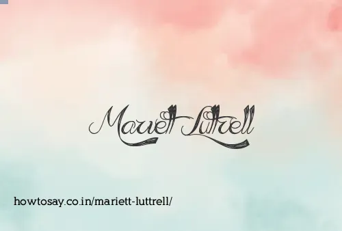 Mariett Luttrell