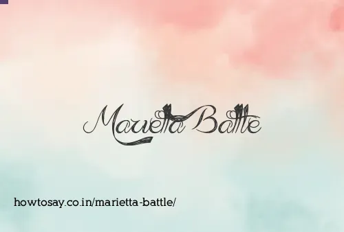 Marietta Battle