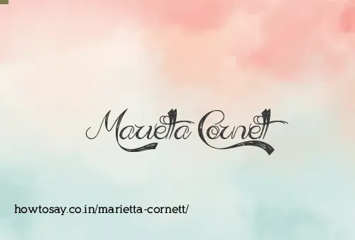 Marietta Cornett