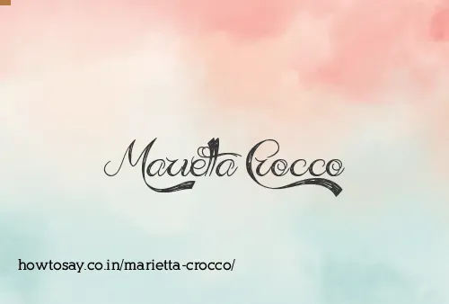 Marietta Crocco
