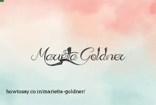 Marietta Goldner
