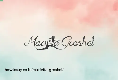 Marietta Groshel