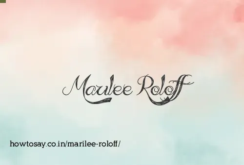 Marilee Roloff