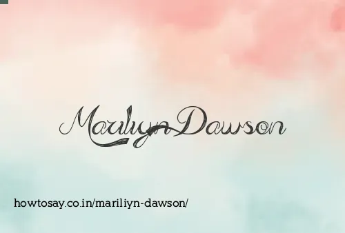 Mariliyn Dawson