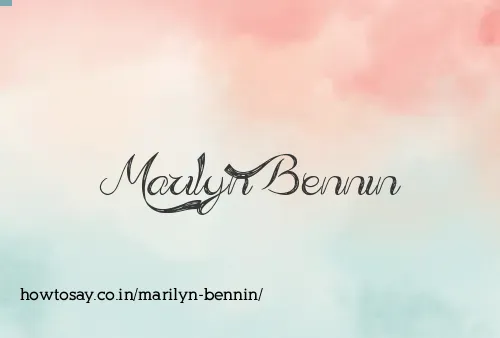 Marilyn Bennin