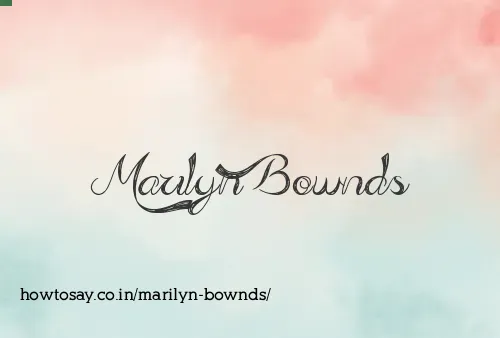 Marilyn Bownds