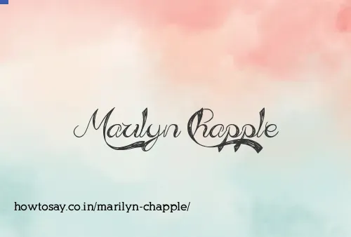 Marilyn Chapple