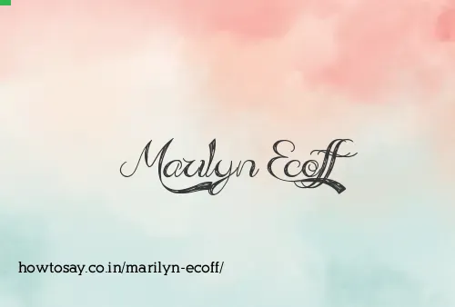 Marilyn Ecoff