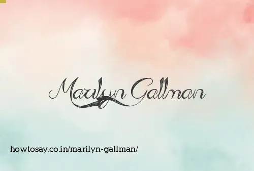 Marilyn Gallman