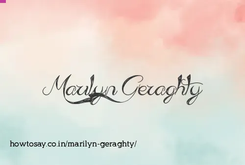 Marilyn Geraghty