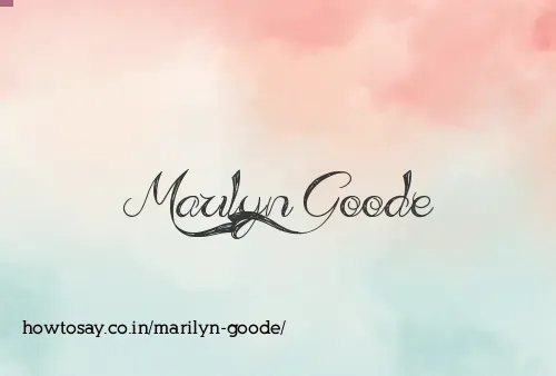 Marilyn Goode