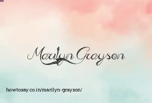 Marilyn Grayson