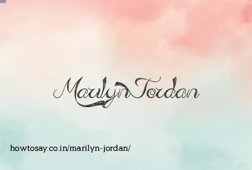Marilyn Jordan