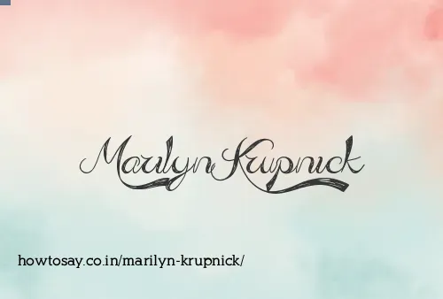 Marilyn Krupnick
