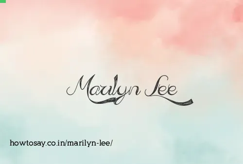 Marilyn Lee