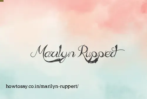 Marilyn Ruppert