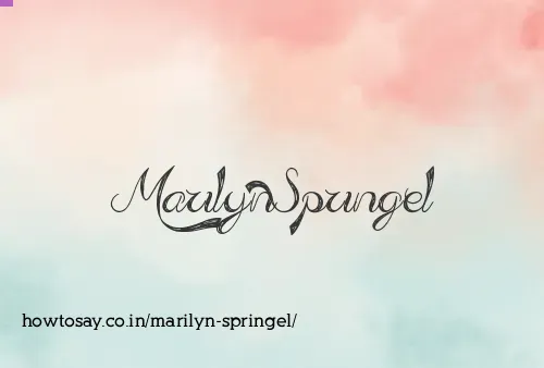 Marilyn Springel