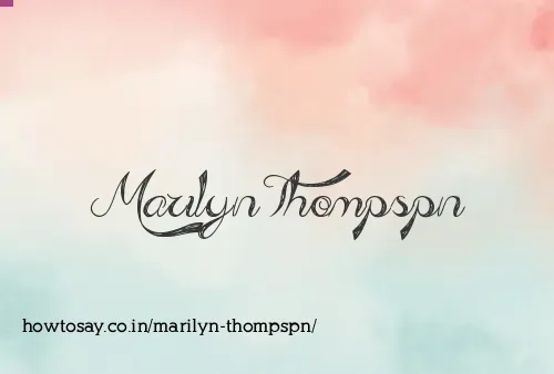 Marilyn Thompspn