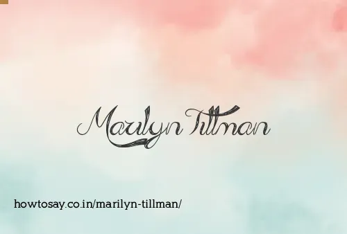Marilyn Tillman