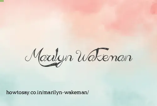 Marilyn Wakeman