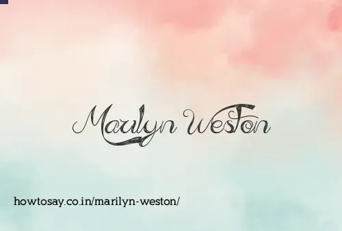 Marilyn Weston