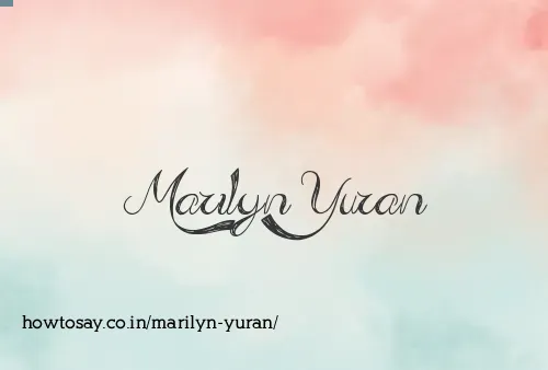 Marilyn Yuran