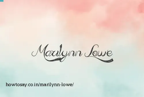 Marilynn Lowe