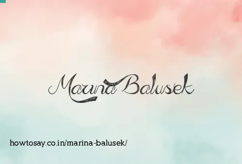 Marina Balusek