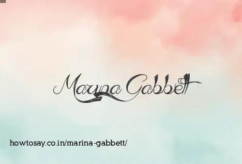Marina Gabbett