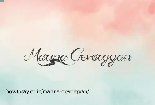 Marina Gevorgyan