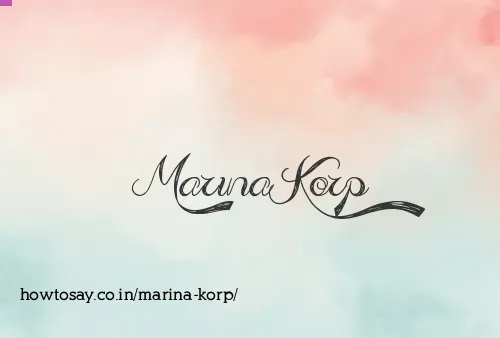 Marina Korp