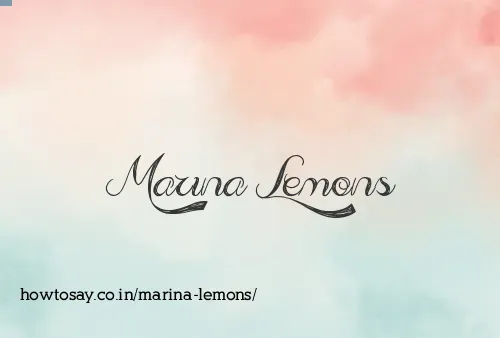 Marina Lemons