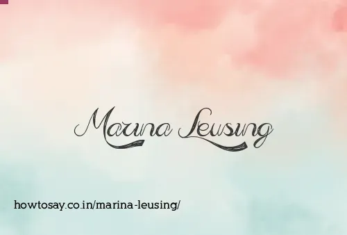 Marina Leusing