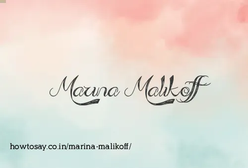 Marina Malikoff