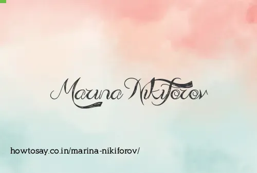 Marina Nikiforov