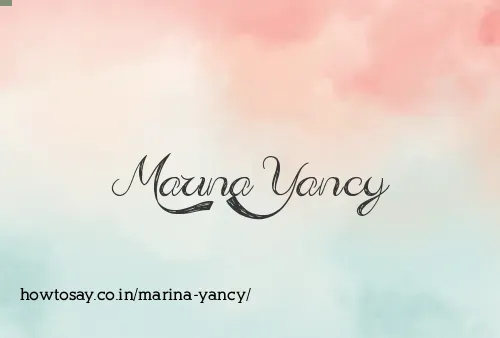 Marina Yancy