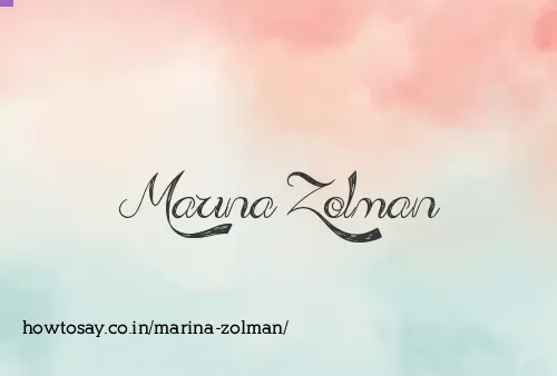 Marina Zolman