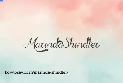 Marinda Shindler