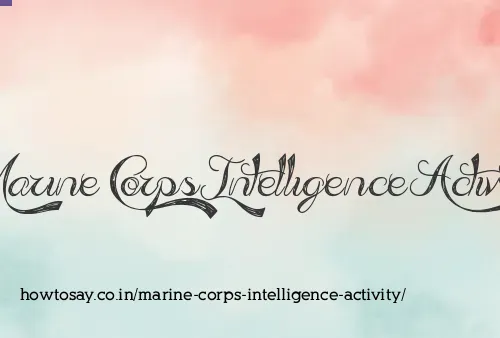 Marine Corps Intelligence Activity