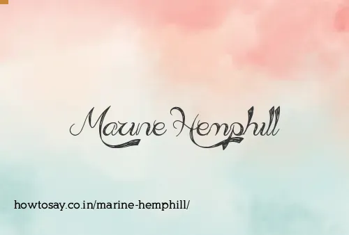 Marine Hemphill