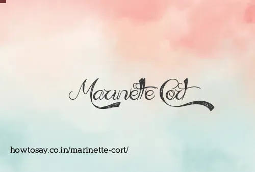 Marinette Cort