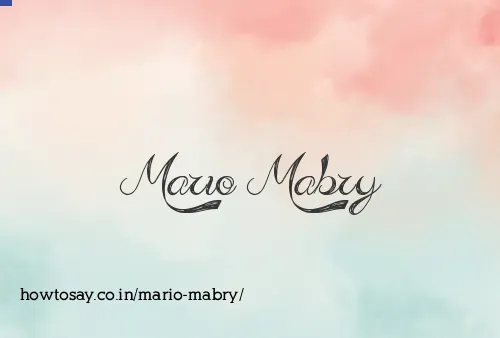 Mario Mabry