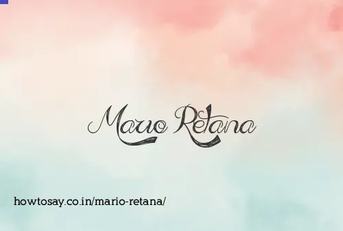 Mario Retana