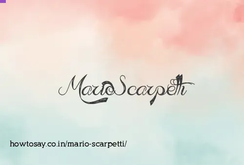 Mario Scarpetti