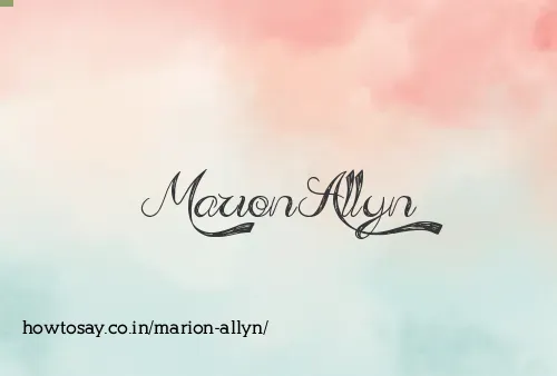 Marion Allyn