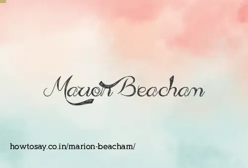 Marion Beacham