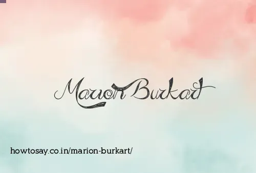 Marion Burkart