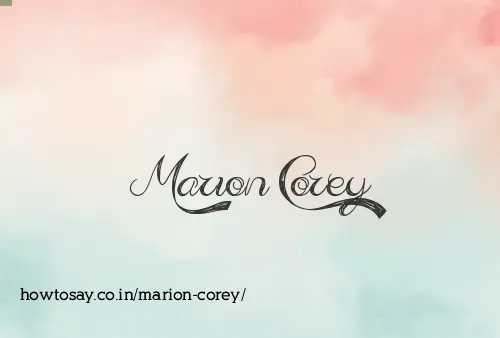 Marion Corey